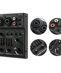 Alternative view of Ammoon Sound Card Mixing Console