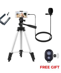 Alternative view of Lapel Microphone with Phone Tripod Stand for LiveStreaming