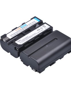 Alternative view of Camera and LED Light Battery